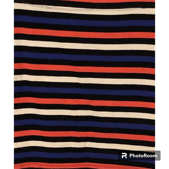 FOREVER 21 Striped Stretchy Mini Skirt Women's Size Medium Multicolored - Picture 2 of 5